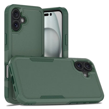 For iPhone 16 Plus Case 2-in-1 PC+TPU Shockproof Phone Cover