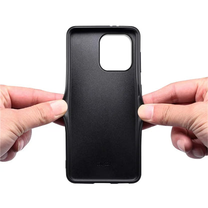For iPhone 16 Pro Max Case Crocodile Texture Leather Coated PC+TPU Phone Cover