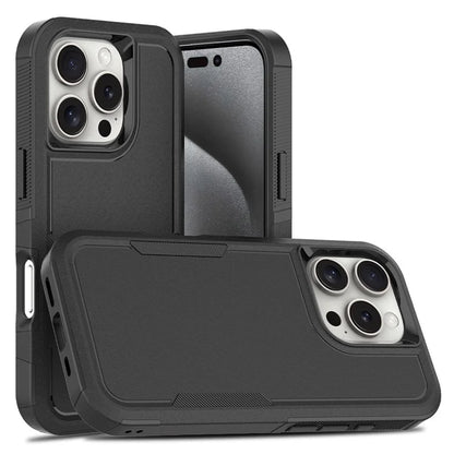 For iPhone 16 Pro Case 2-in-1 PC+TPU Shockproof Phone Cover