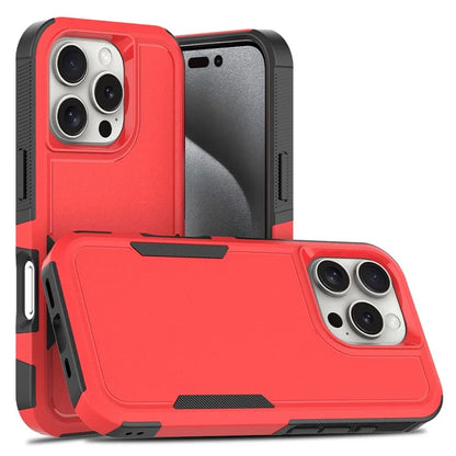 For iPhone 16 Pro Case 2-in-1 PC+TPU Shockproof Phone Cover