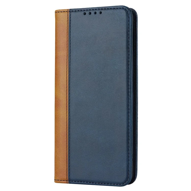 For Xiaomi Redmi Note 11 Pro Case Calf Texture 3 Card Slots Color Splicing Leather Phone Cover