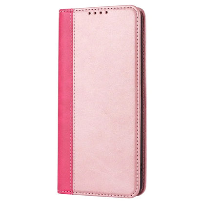 For Xiaomi Redmi Note 11 Pro Case Calf Texture 3 Card Slots Color Splicing Leather Phone Cover