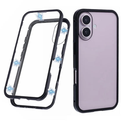 For iPhone 16 Plus Case Magnetic Full Protection Clear Phone Cover