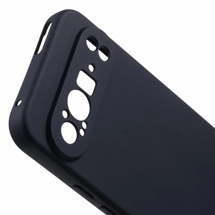 For Google Pixel 9 Pro Case TPU Back Soft Anti-Scratch Fiber Lining Phone Cover