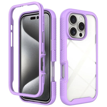 For iPhone 16 Pro Case Anti-Drop 2-in-1 PC+TPU Phone Cover