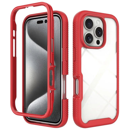 For iPhone 16 Pro Case Anti-Drop 2-in-1 PC+TPU Phone Cover