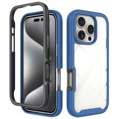 For iPhone 16 Pro Case Anti-Drop 2-in-1 PC+TPU Phone Cover