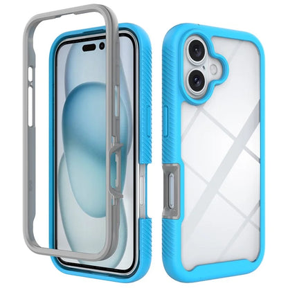 For iPhone 16 Case Anti-Drop 2-in-1 PC+TPU Phone Cover