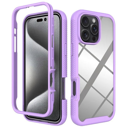 For iPhone 16 Pro Max  Case Anti-Drop 2-in-1 PC+TPU Phone Cover
