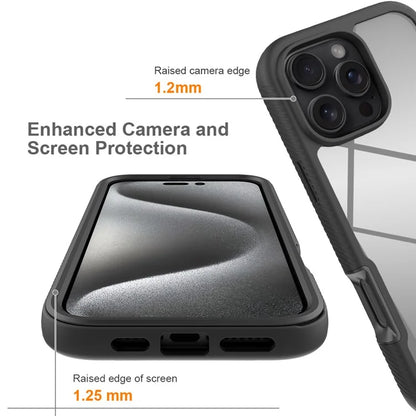 For iPhone 16 Pro Max  Case Anti-Drop 2-in-1 PC+TPU Phone Cover