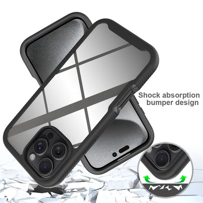 For iPhone 16 Pro Max  Case Anti-Drop 2-in-1 PC+TPU Phone Cover
