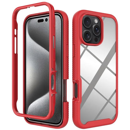 For iPhone 16 Pro Max  Case Anti-Drop 2-in-1 PC+TPU Phone Cover