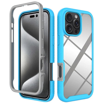 For iPhone 16 Pro Max  Case Anti-Drop 2-in-1 PC+TPU Phone Cover