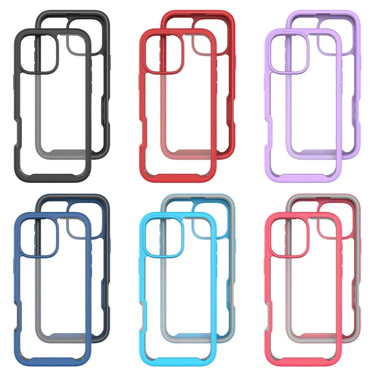 For iPhone 16 Pro Max  Case Anti-Drop 2-in-1 PC+TPU Phone Cover