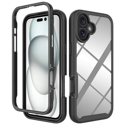 For iPhone 16 Plus Case Anti-Drop 2-in-1 PC+TPU Phone Cover