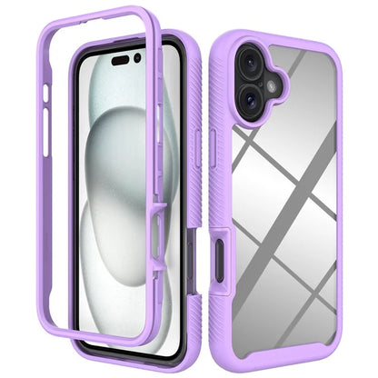 For iPhone 16 Plus Case Anti-Drop 2-in-1 PC+TPU Phone Cover