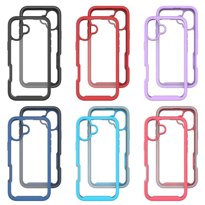 For iPhone 16 Plus Case Anti-Drop 2-in-1 PC+TPU Phone Cover