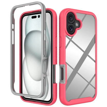 For iPhone 16 Plus Case Anti-Drop 2-in-1 PC+TPU Phone Cover