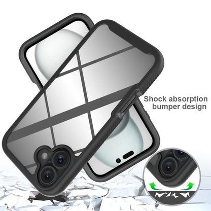 For iPhone 16 Plus Case Anti-Drop 2-in-1 PC+TPU Phone Cover