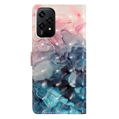 For Honor 200 Lite Case PU Leather 3D Pattern Printing Wallet Phone Cover