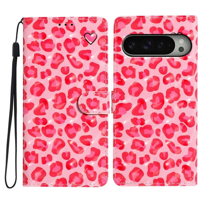 For Google Pixel 9 Pro XL Case PU Leather 3D Pattern Printing Wallet Phone Cover