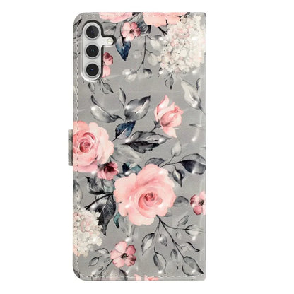 For Samsung Galaxy A16 5G Case PU Leather 3D Pattern Printing Wallet Phone Cover