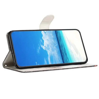 For Samsung Galaxy A06 Case PU Leather 3D Pattern Printing Wallet Phone Cover