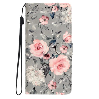 For Samsung Galaxy A06 Case PU Leather 3D Pattern Printing Wallet Phone Cover