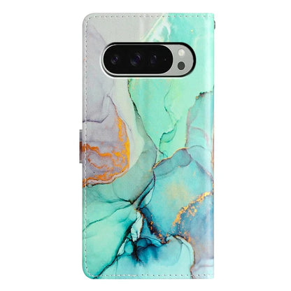 For Google Pixel 9 / 9 Pro Wallet Case PU Leather Pattern Printing Stand Phone Cover with Strap