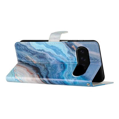 For Google Pixel 9 / 9 Pro Wallet Case PU Leather Pattern Printing Stand Phone Cover with Strap