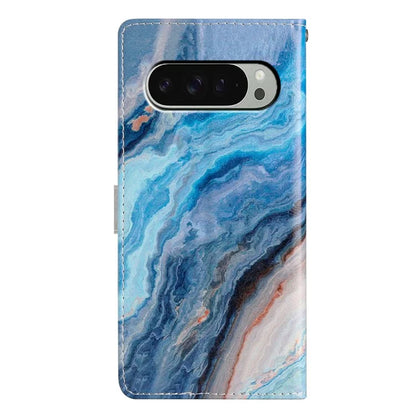 For Google Pixel 9 / 9 Pro Wallet Case PU Leather Pattern Printing Stand Phone Cover with Strap