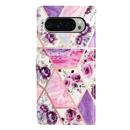 For Google Pixel 9 Pro XL Wallet Case PU Leather Pattern Printing Stand Phone Cover with Strap