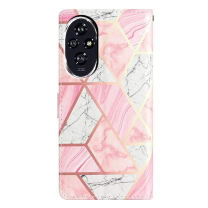 For Honor 200 5G Wallet Case PU Leather Pattern Printing Stand Phone Cover with Strap