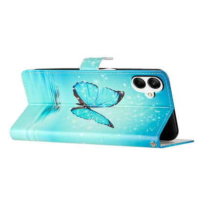 For Samsung Galaxy A06 Wallet Case PU Leather Pattern Printing Stand Phone Cover with Strap