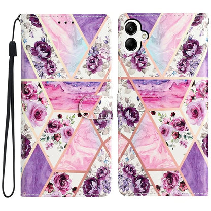 For Samsung Galaxy A06 Wallet Case PU Leather Pattern Printing Stand Phone Cover with Strap
