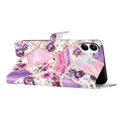 For Samsung Galaxy A06 Wallet Case PU Leather Pattern Printing Stand Phone Cover with Strap