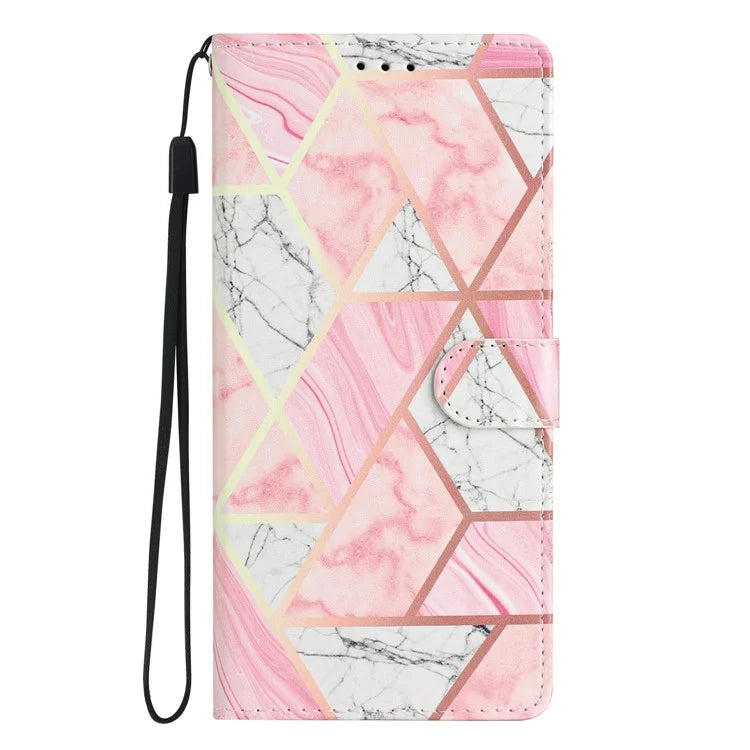 For Samsung Galaxy A06 Wallet Case PU Leather Pattern Printing Stand Phone Cover with Strap