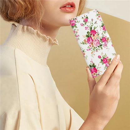 For Samsung Galaxy A06 Wallet Case PU Leather Pattern Printing Stand Phone Cover with Strap