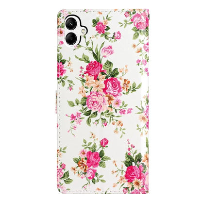For Samsung Galaxy A06 Wallet Case PU Leather Pattern Printing Stand Phone Cover with Strap