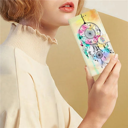 For Samsung Galaxy A06 Wallet Case PU Leather Pattern Printing Stand Phone Cover with Strap