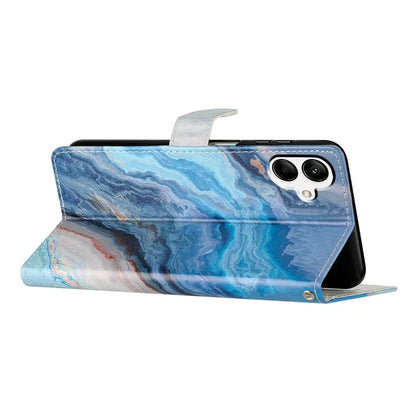 For Samsung Galaxy A06 Wallet Case PU Leather Pattern Printing Stand Phone Cover with Strap