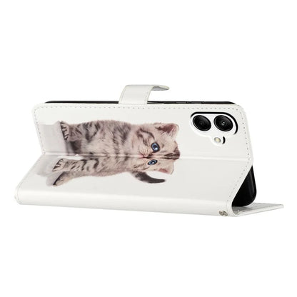 For Samsung Galaxy A06 Wallet Case PU Leather Pattern Printing Stand Phone Cover with Strap