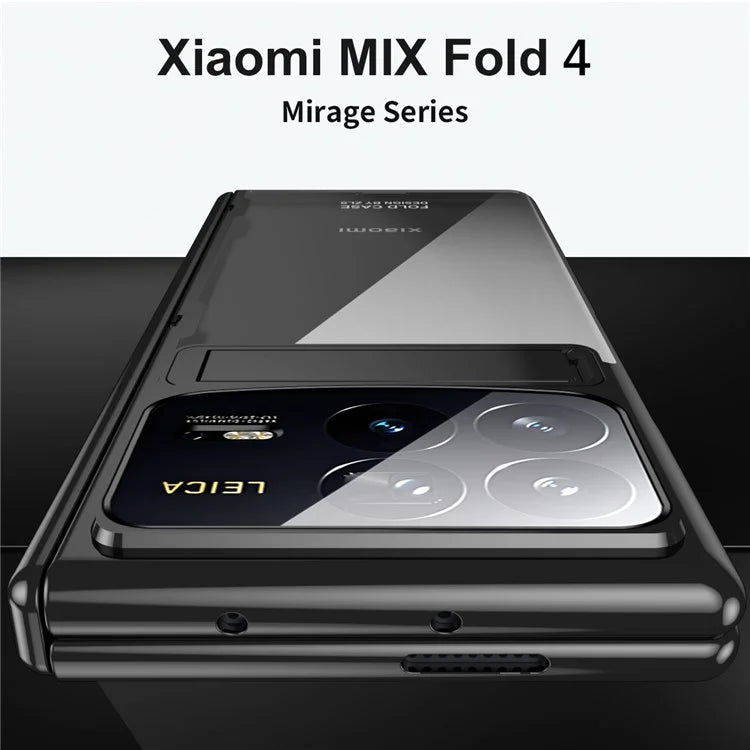 For Xiaomi Mix Fold 4 5G Case Hinge Protection Kickstand PC Phone Cover with Screen Film