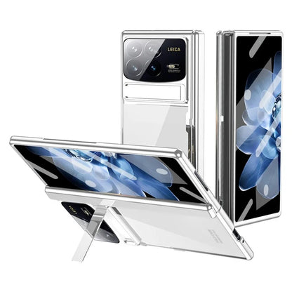 For Xiaomi Mix Fold 4 5G Case Hinge Protection Kickstand PC Phone Cover with Screen Film