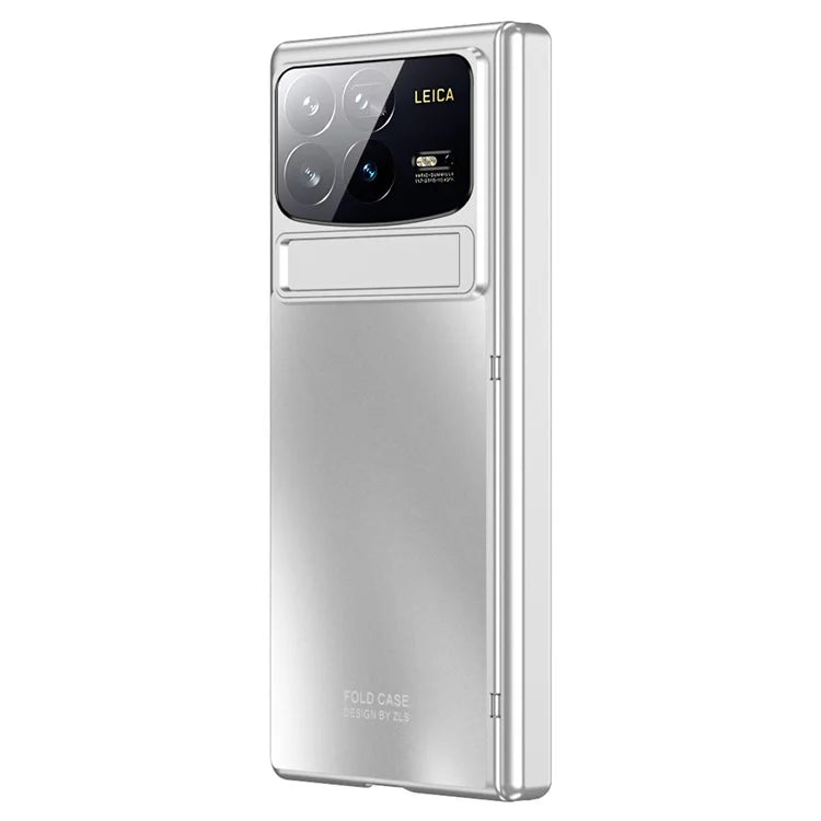 For Xiaomi Mix Fold 4 5G Case Kickstand Hinge Design PC Phone Cover with Tempered Glass Film