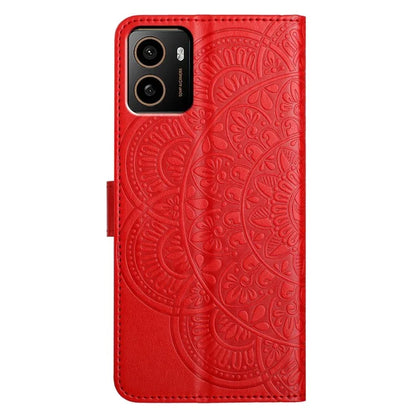For HMD Pulse+ Leather Case with Card Slots Mandala Pattern Phone Cover Stand