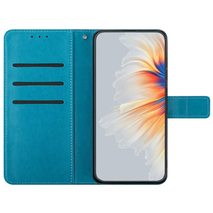 For Samsung Galaxy A06 Leather Case with Card Slots Mandala Pattern Phone Cover Stand