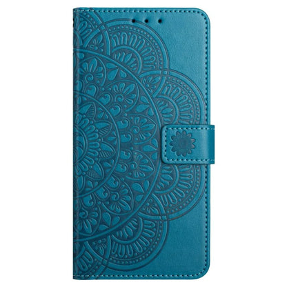 For Samsung Galaxy A06 Leather Case with Card Slots Mandala Pattern Phone Cover Stand