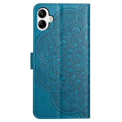 For Samsung Galaxy A06 Leather Case with Card Slots Mandala Pattern Phone Cover Stand