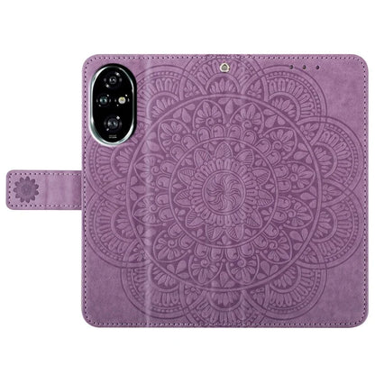 For Honor 200 Pro 5G Leather Case with Card Slots Mandala Pattern Phone Cover Stand